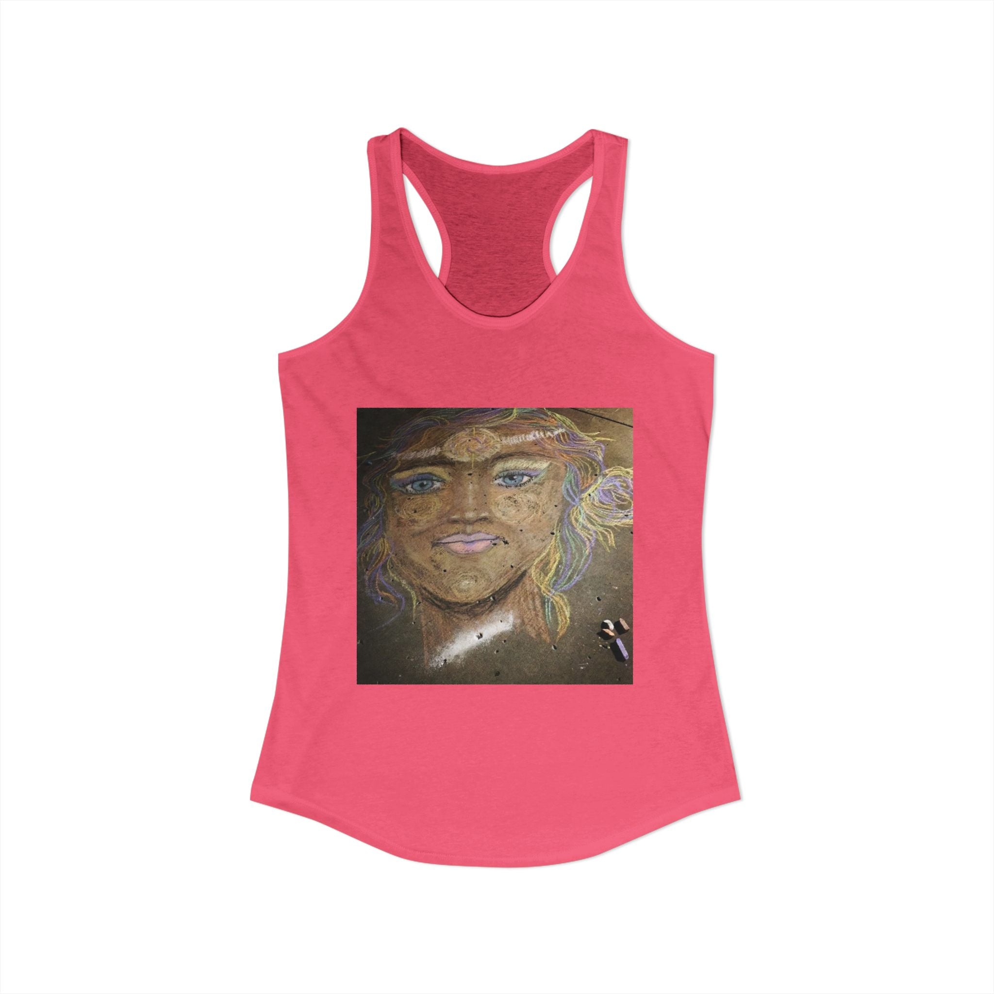 Warrior on Women's Ideal Racerback Tank
