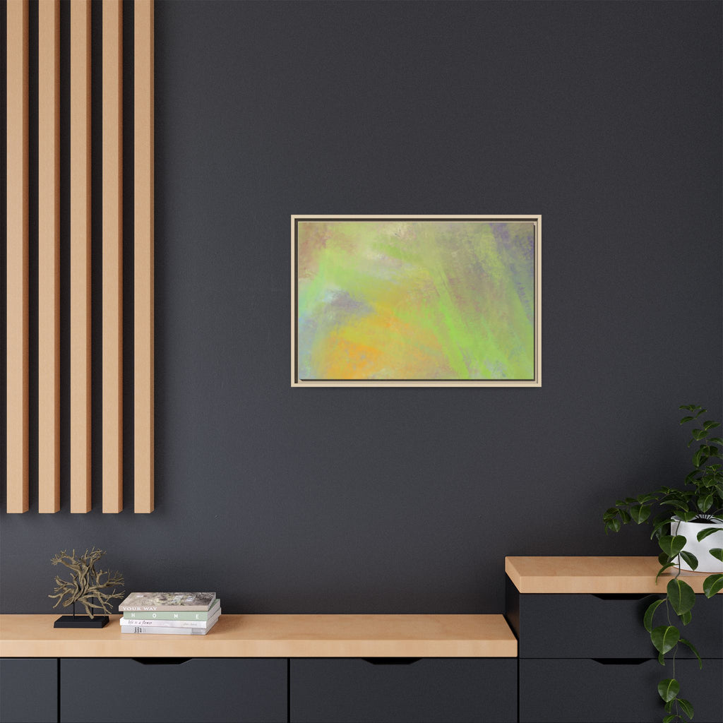 Calming Serenity on Matte Canvas, Framed