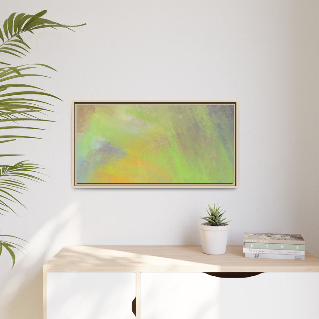 Calming Serenity on Matte Canvas, Framed