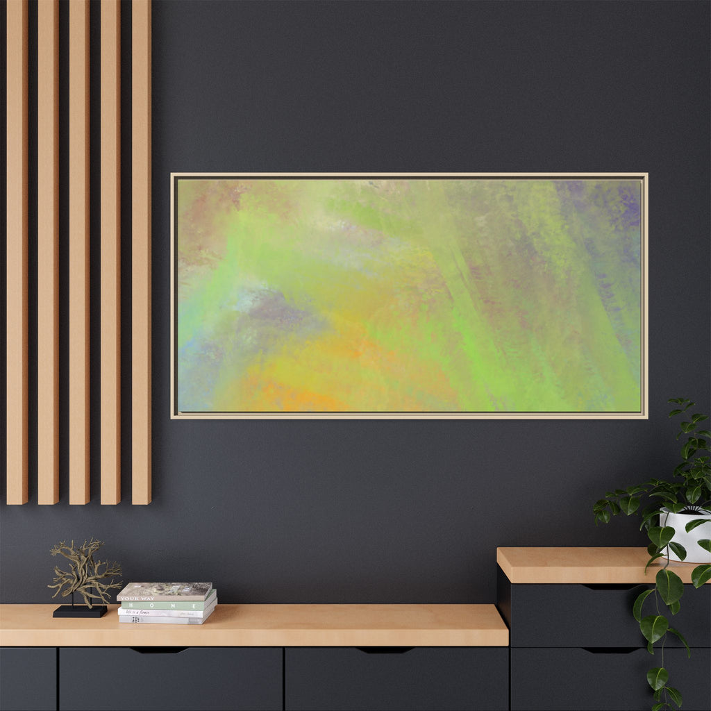 Calming Serenity on Matte Canvas, Framed