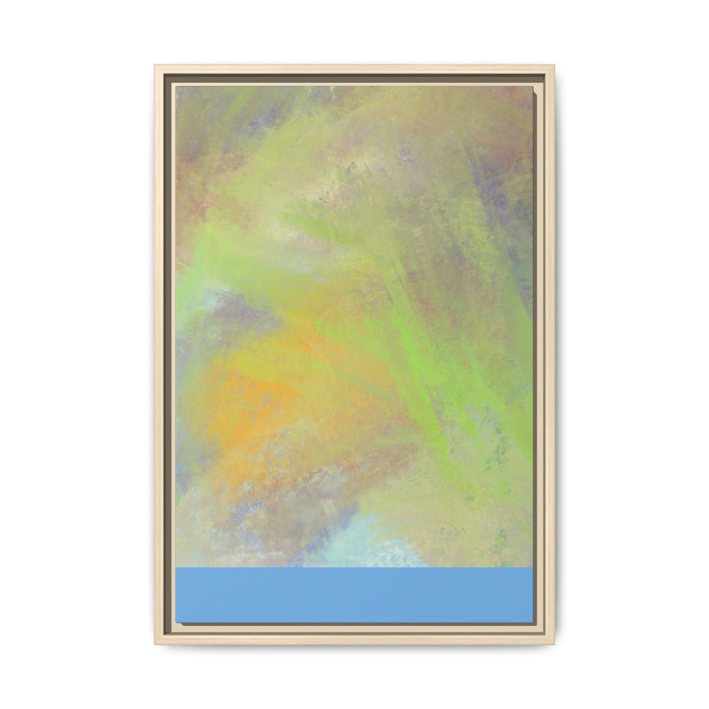 Calming Serenity on Matte Canvas, Framed