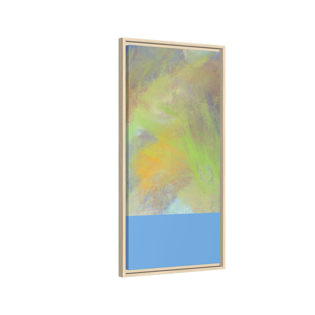 Calming Serenity on Matte Canvas, Framed