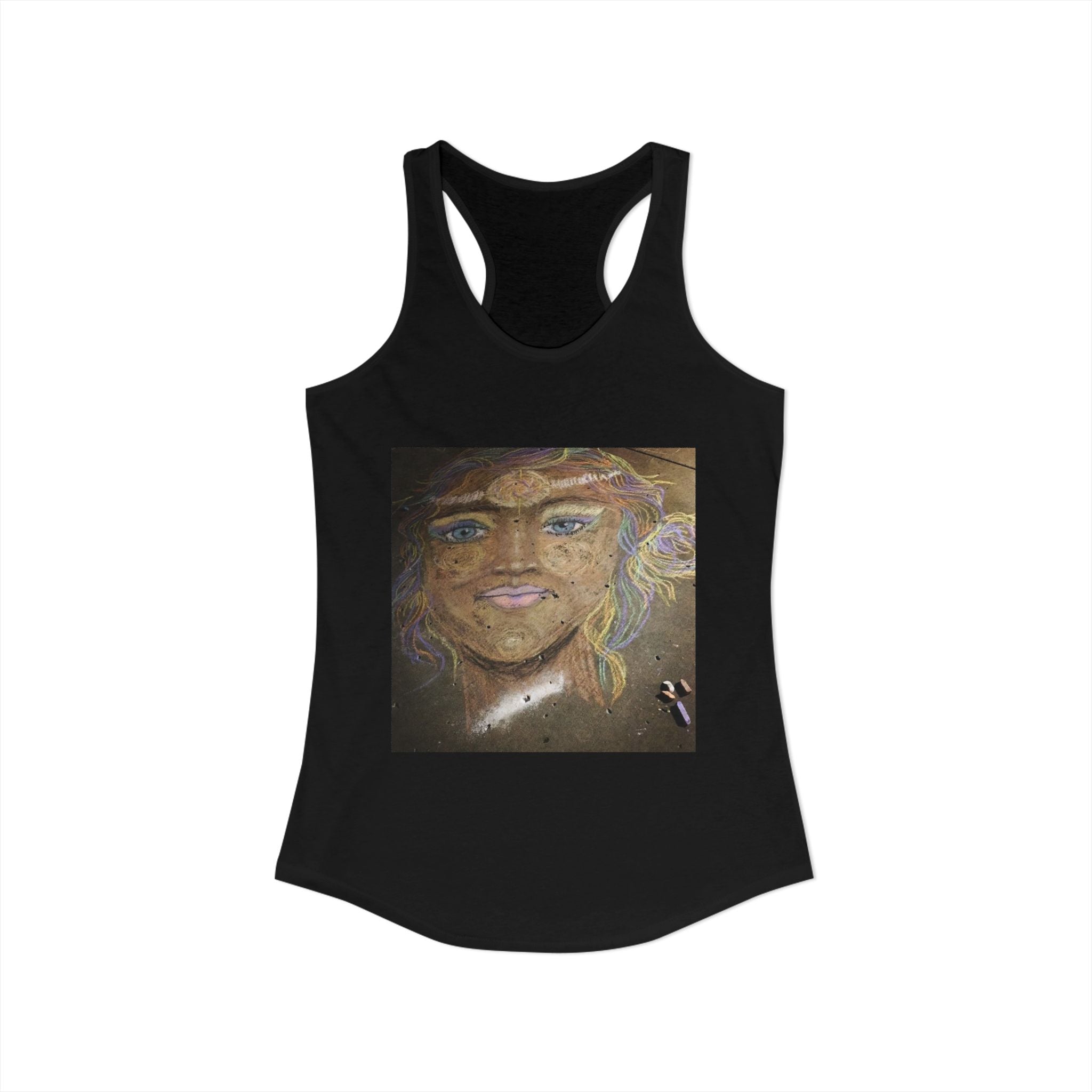 Warrior on Women's Ideal Racerback Tank
