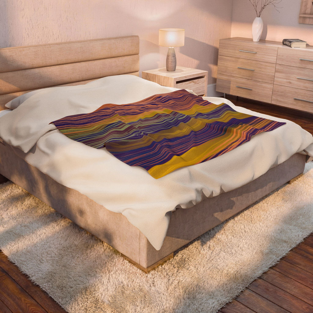 Woven Together Plush Blanket — Life's Connections Velveteen Throw