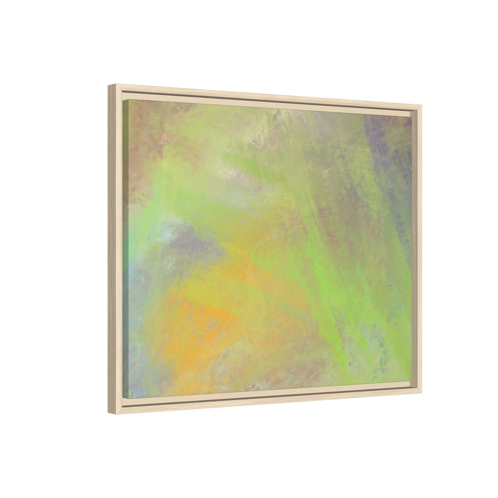 Calming Serenity on Matte Canvas, Framed