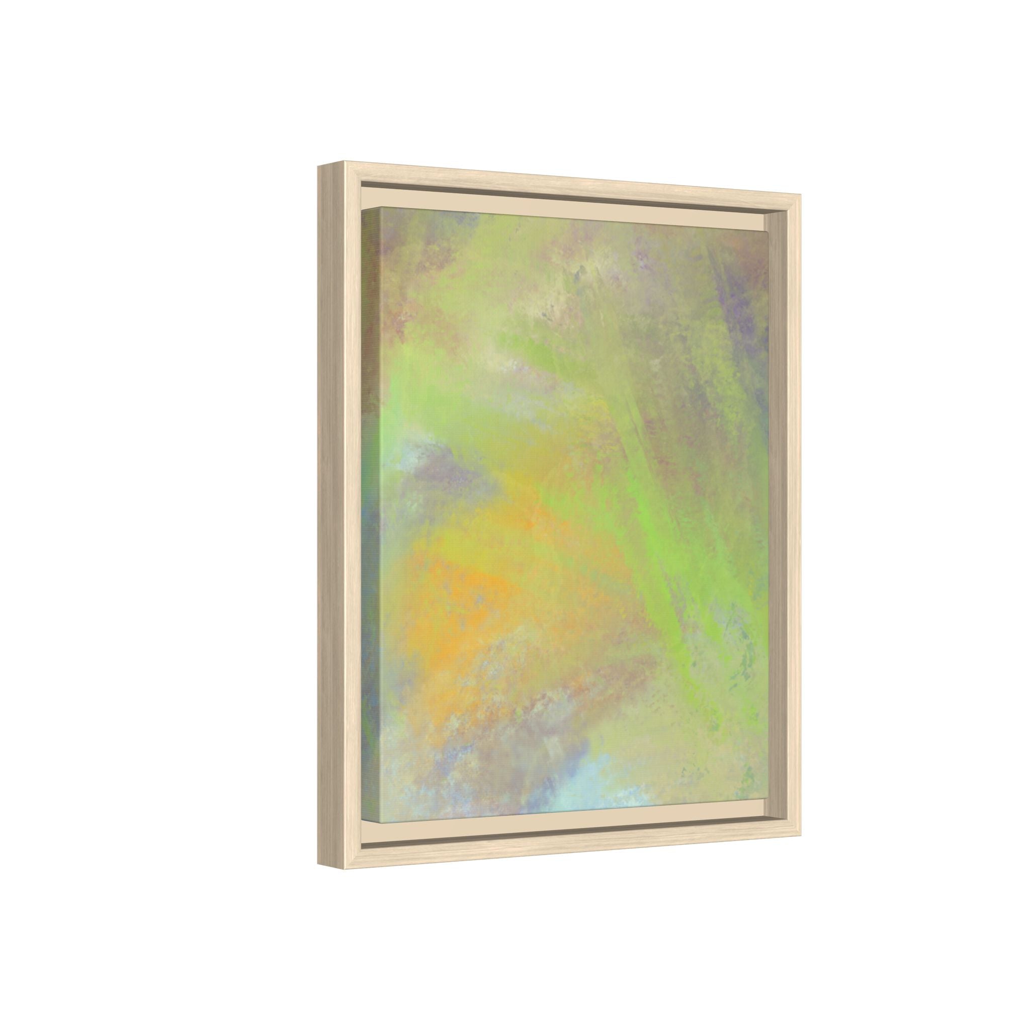 Calming Serenity on Matte Canvas, Framed