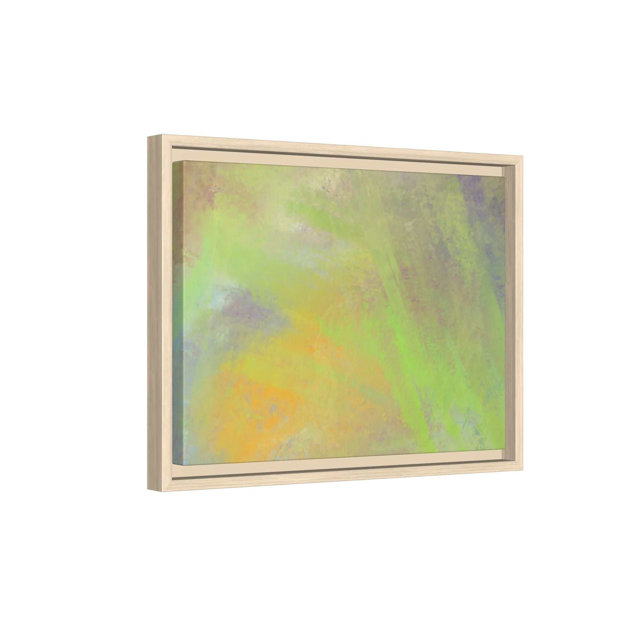 Calming Serenity on Matte Canvas, Framed