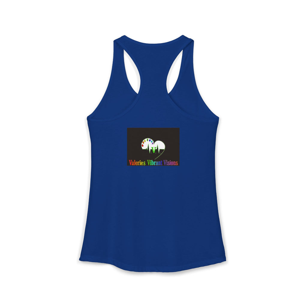 Warrior on Women's Ideal Racerback Tank