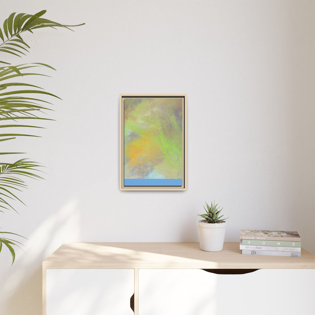 Calming Serenity on Matte Canvas, Framed