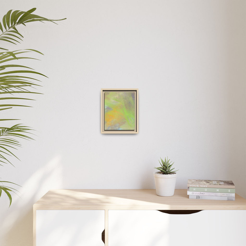 Calming Serenity on Matte Canvas, Framed