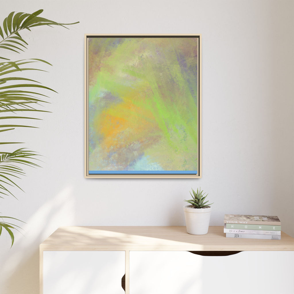 Calming Serenity on Matte Canvas, Framed