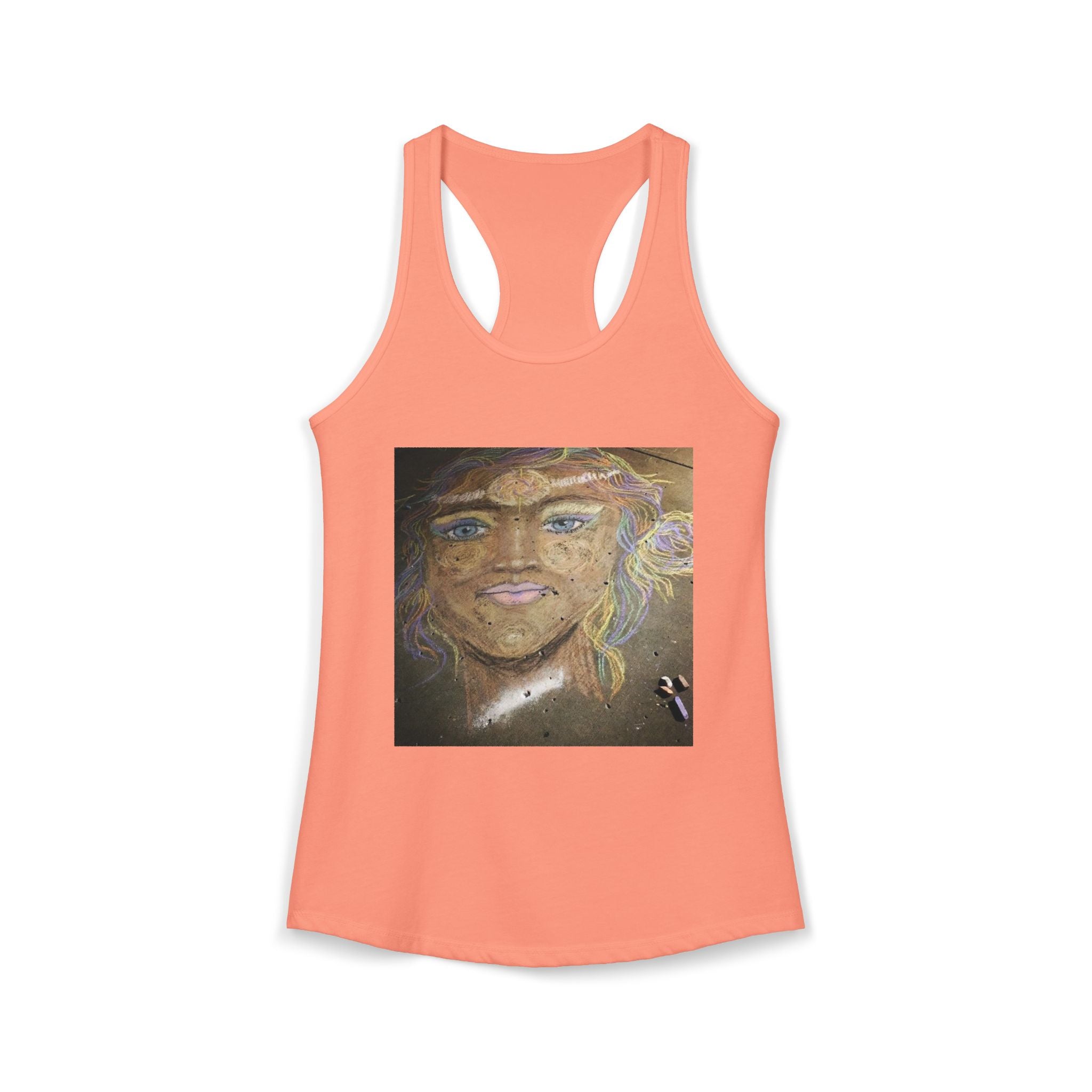 Warrior on Women's Ideal Racerback Tank