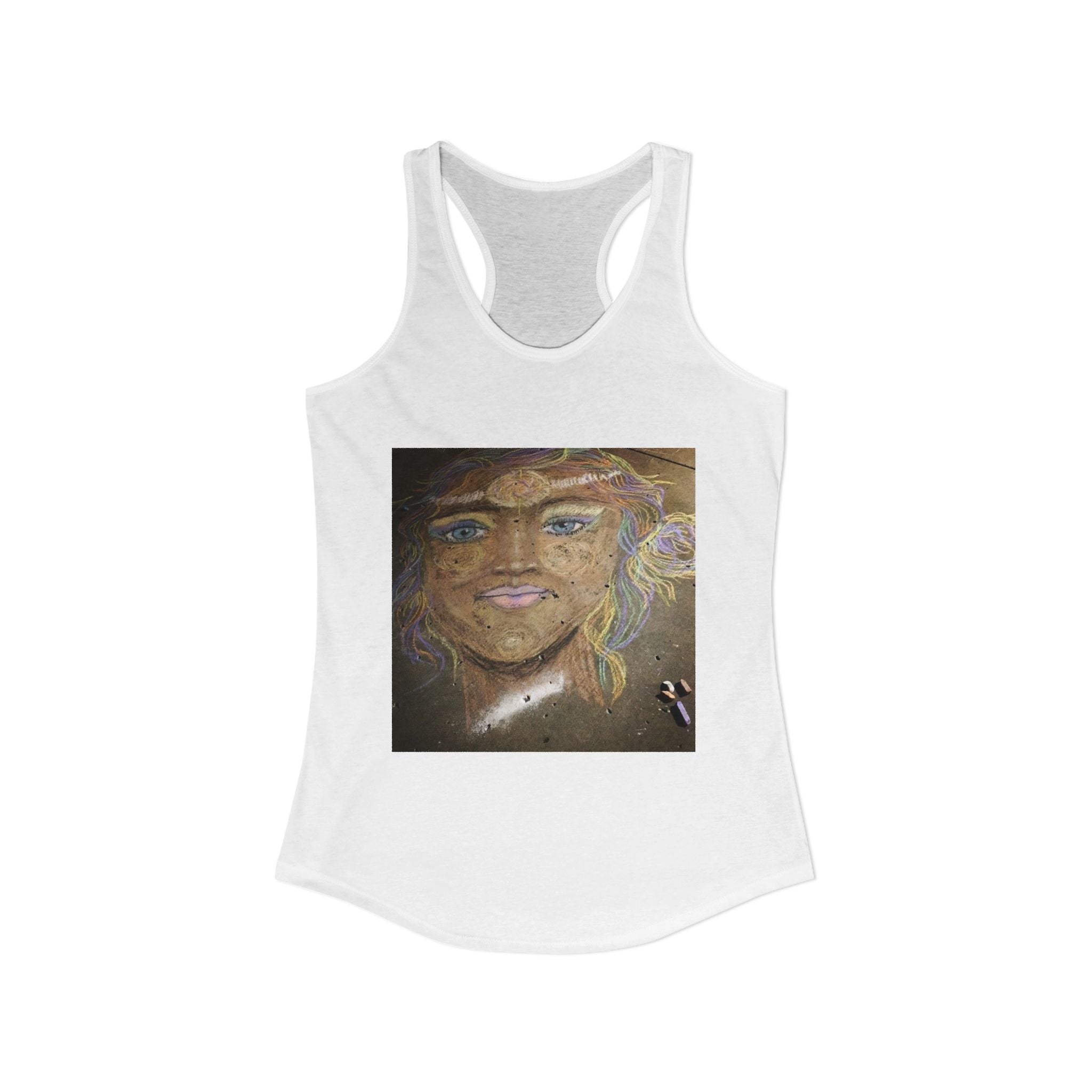 Warrior on Women's Ideal Racerback Tank