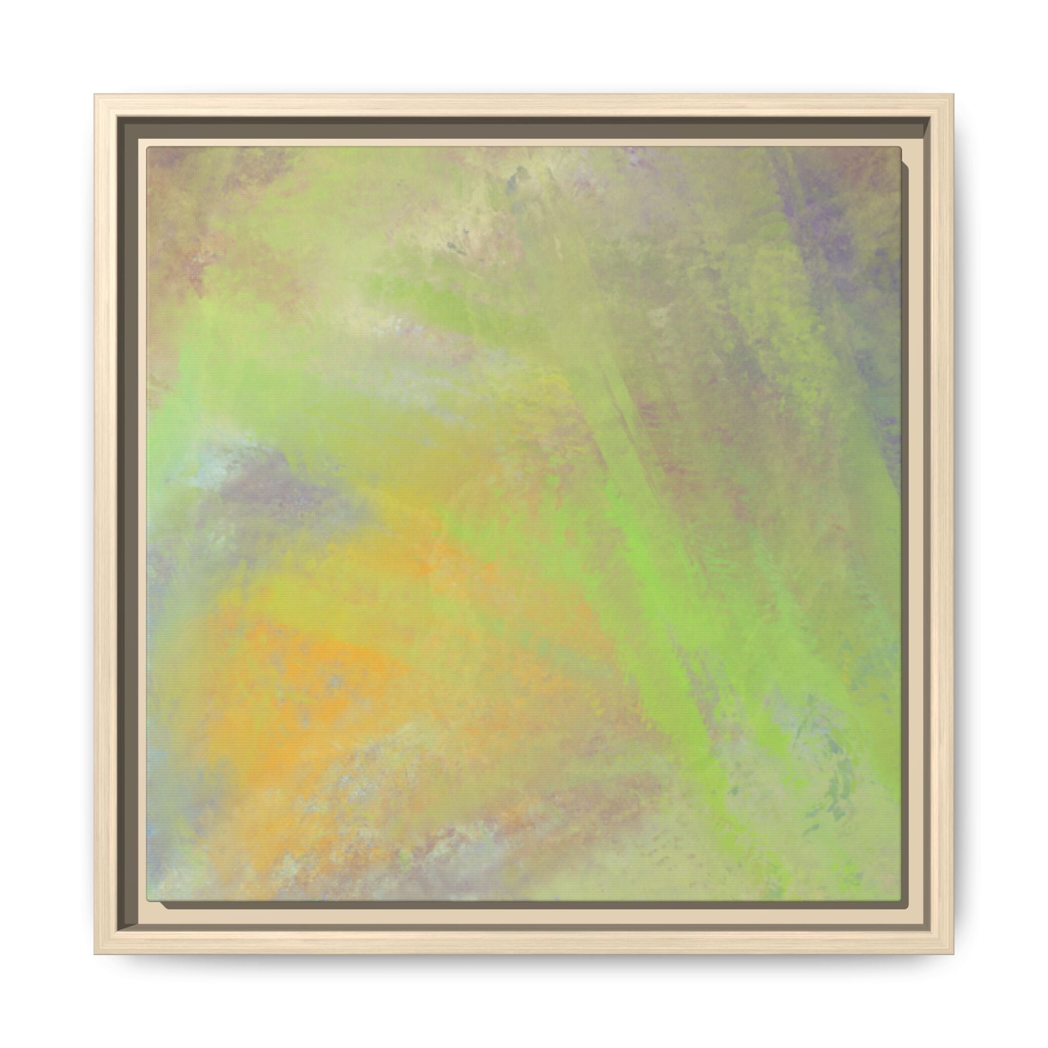 Calming Serenity on Matte Canvas, Framed