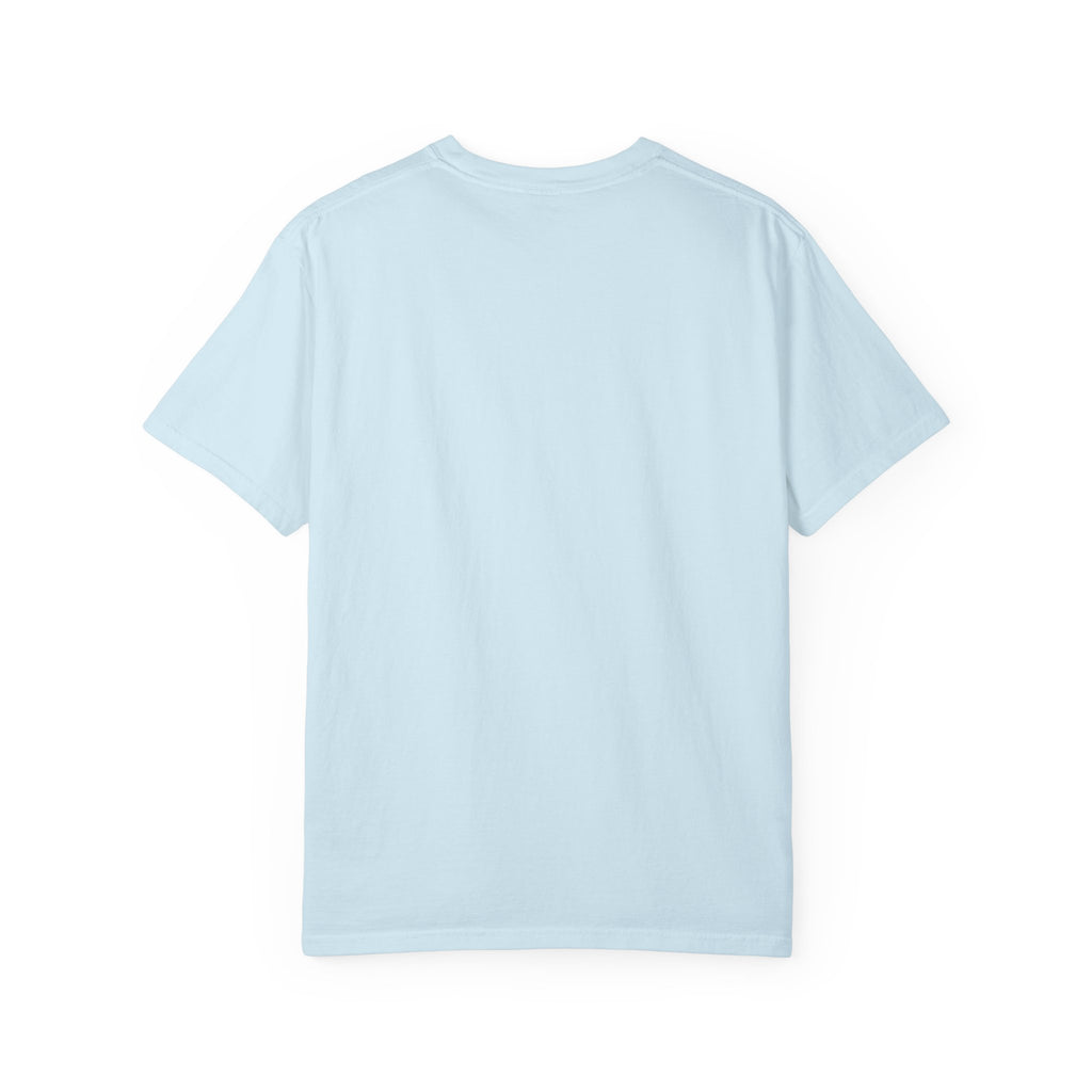 Electric Inferno on Unisex Garment-Dyed T-shirt