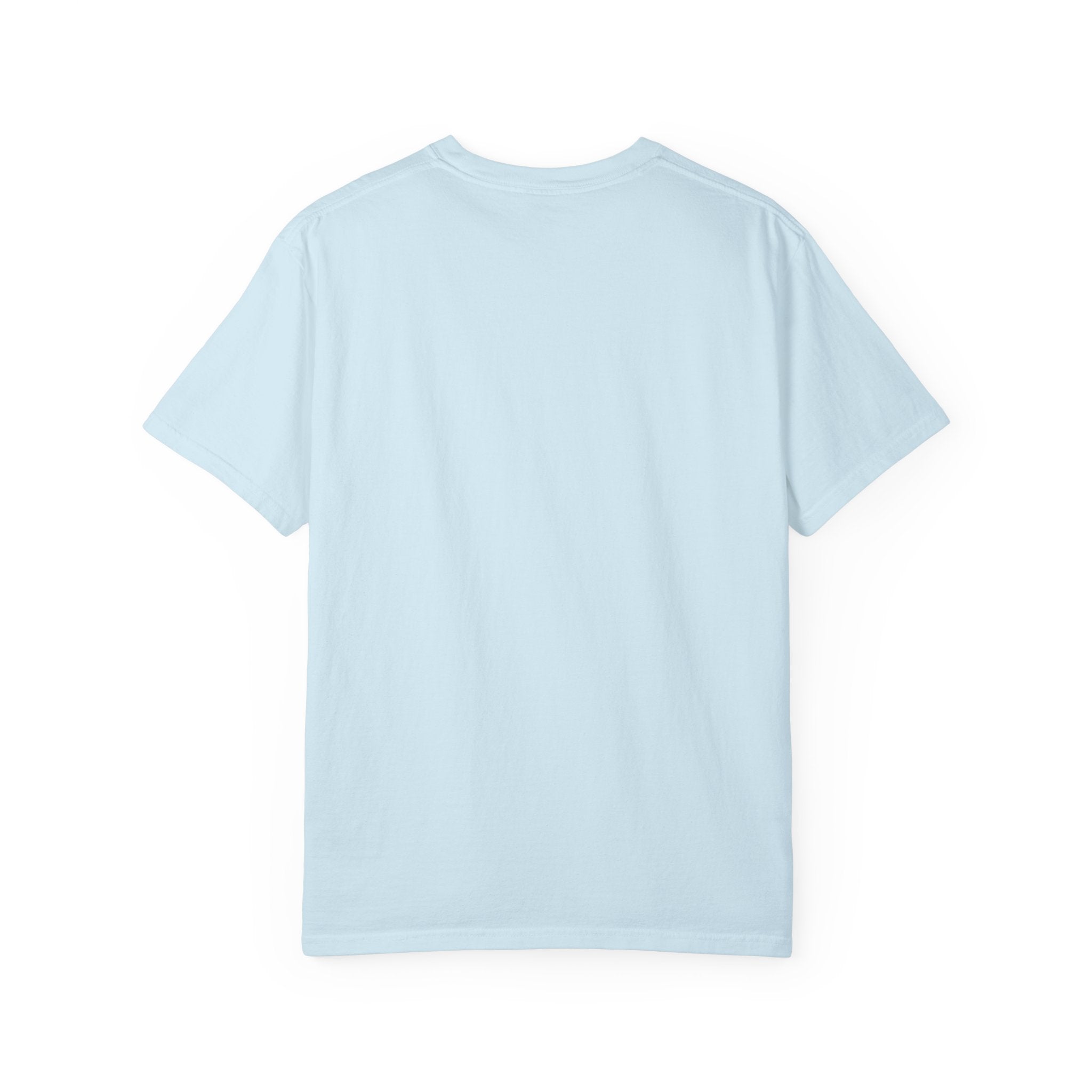 Electric Inferno on Unisex Garment-Dyed T-shirt