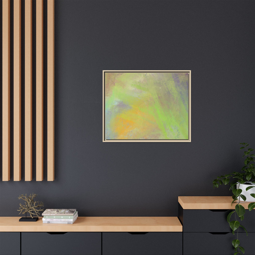 Calming Serenity on Matte Canvas, Framed