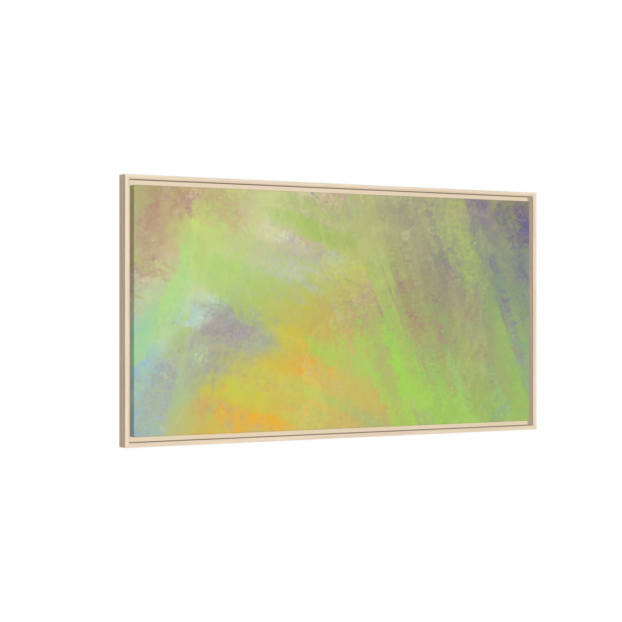 Calming Serenity on Matte Canvas, Framed