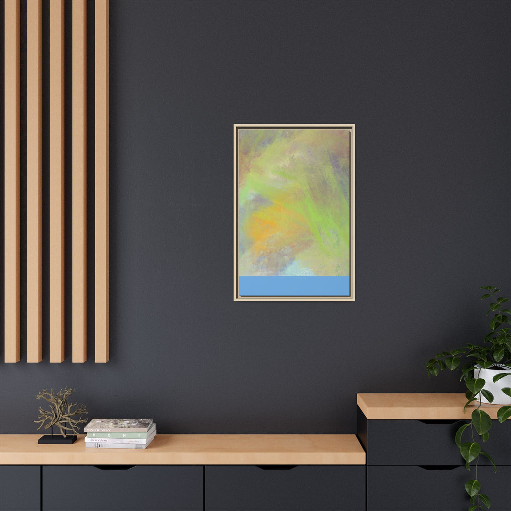 Calming Serenity on Matte Canvas, Framed