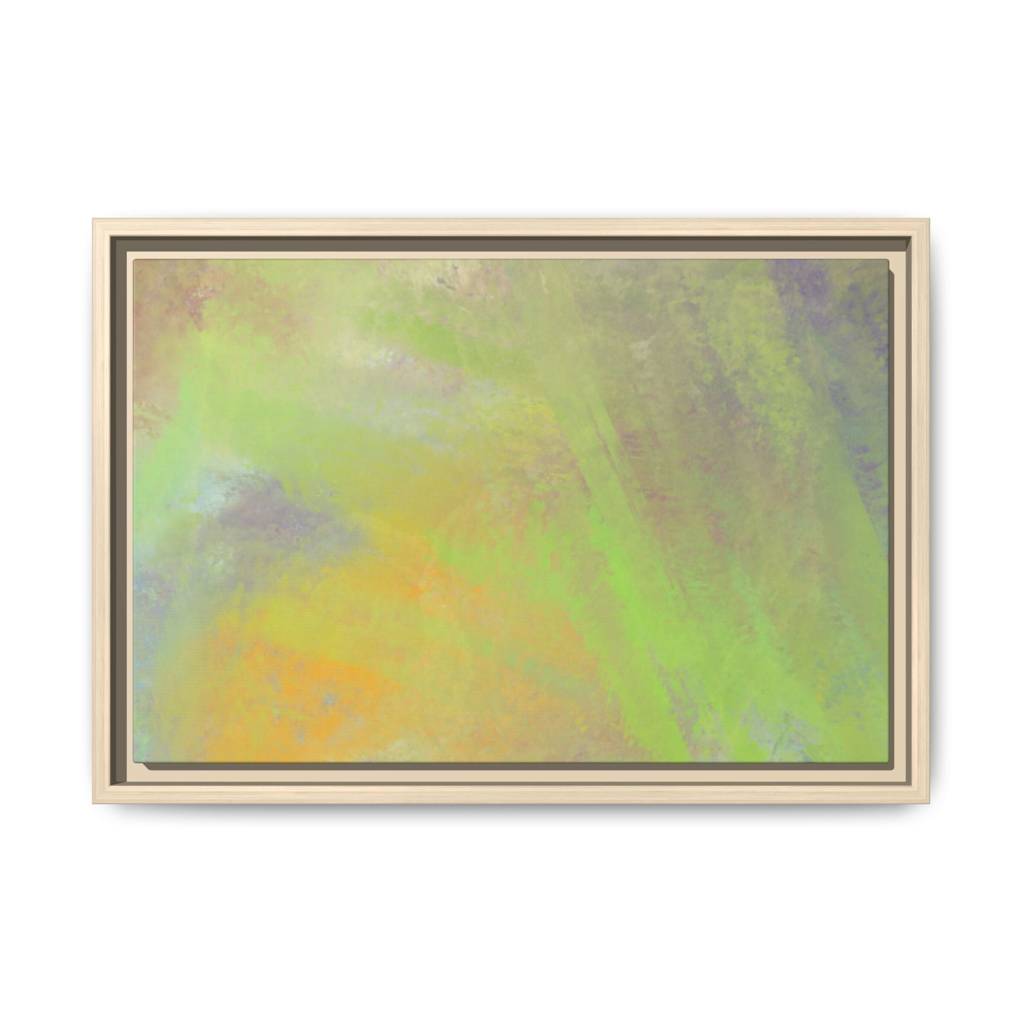 Calming Serenity on Matte Canvas, Framed