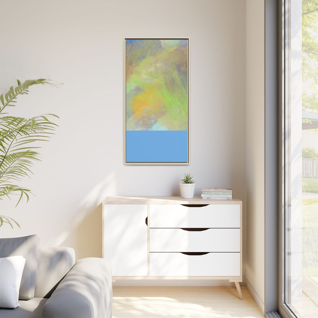 Calming Serenity on Matte Canvas, Framed