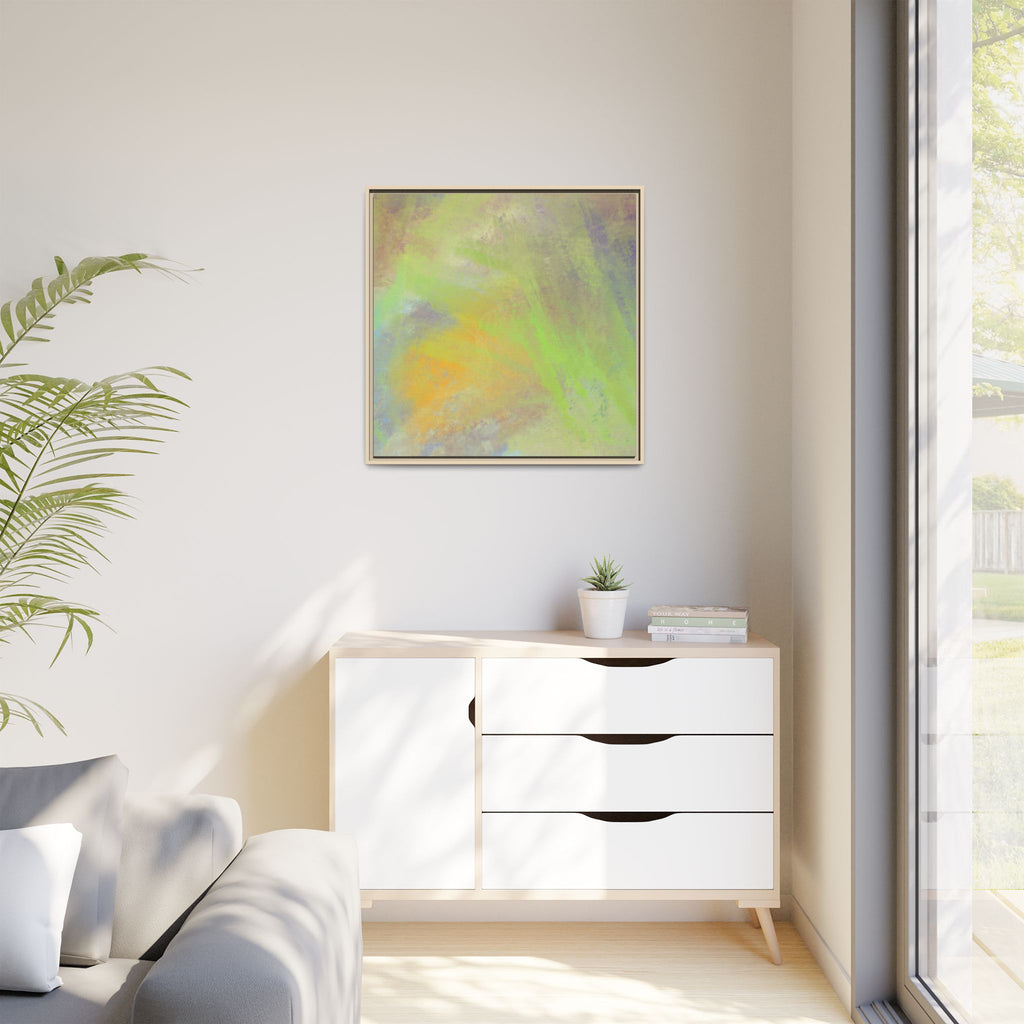 Calming Serenity on Matte Canvas, Framed
