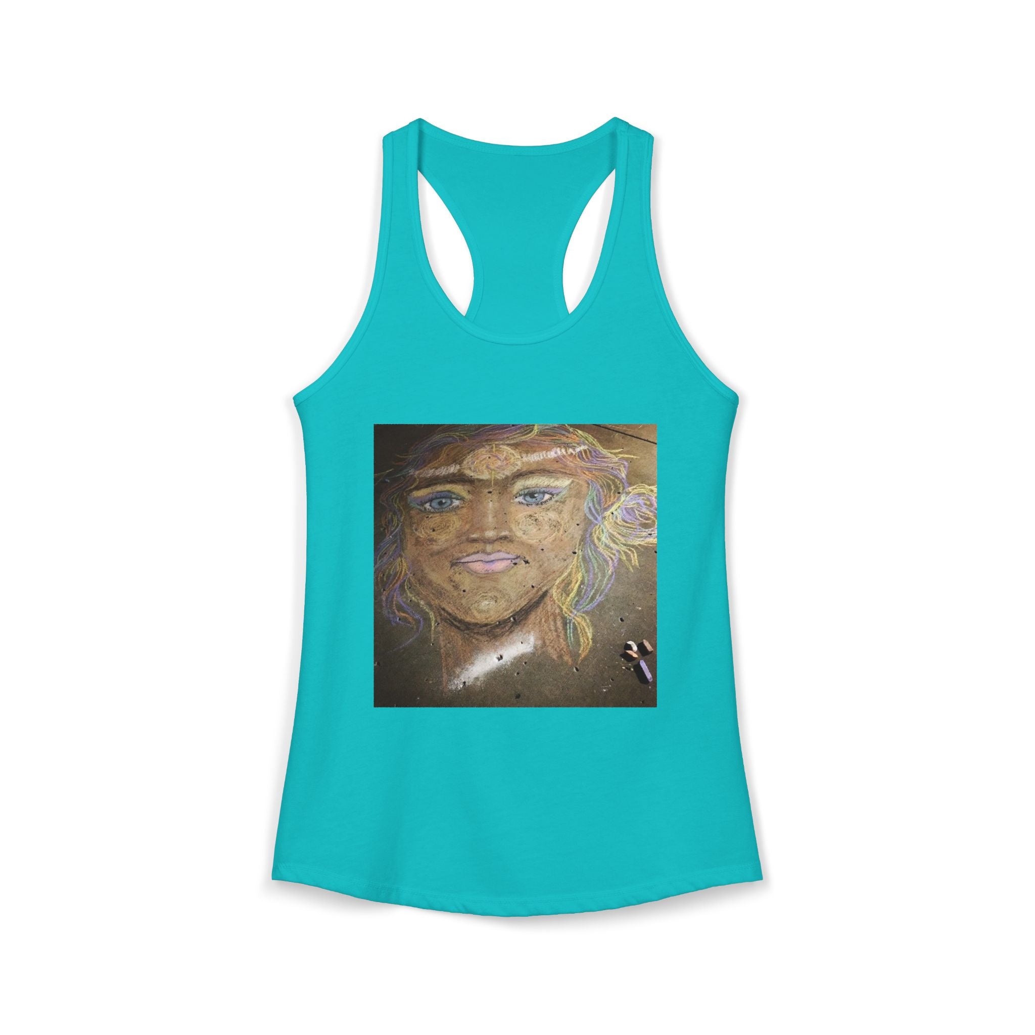 Warrior on Women's Ideal Racerback Tank