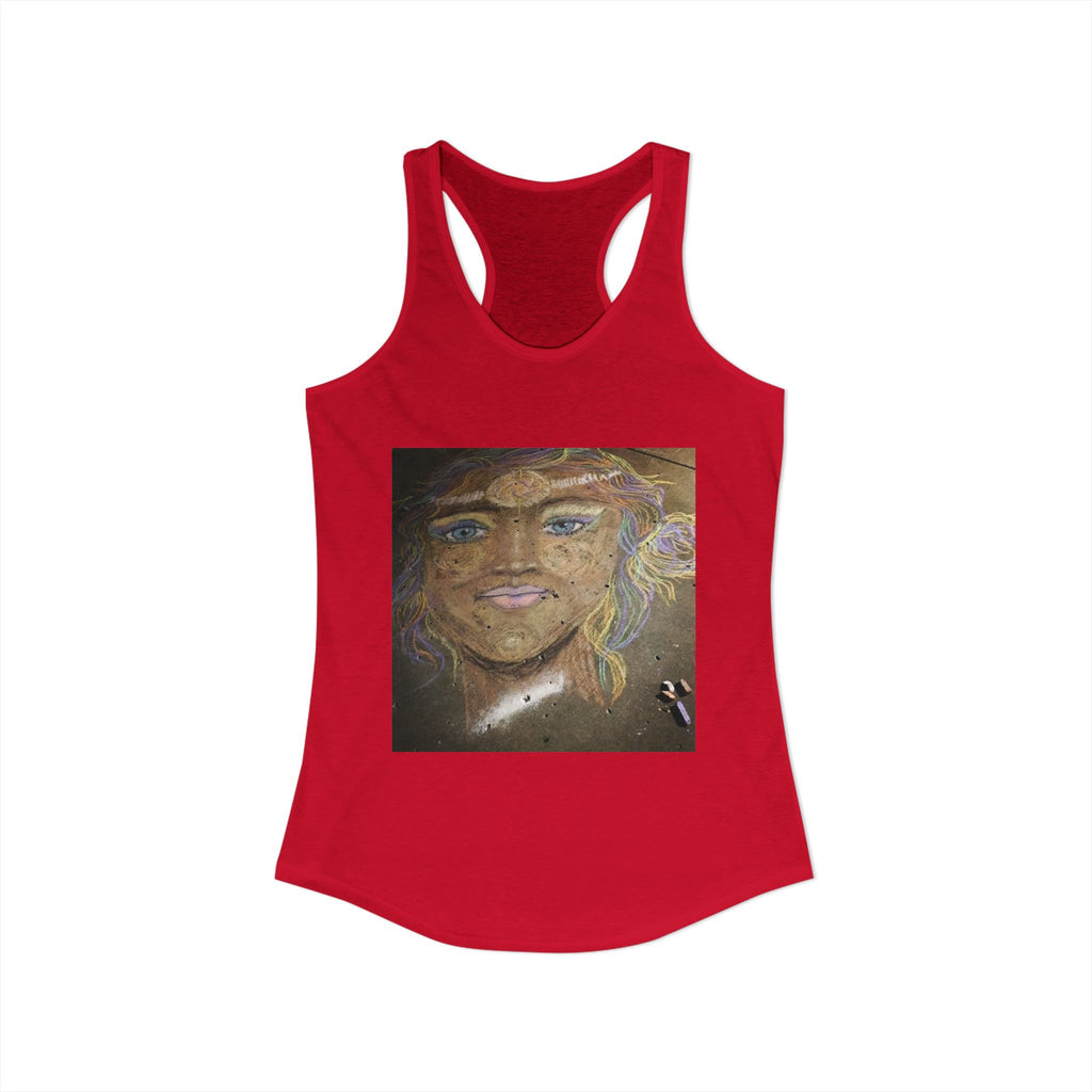 Warrior on Women's Ideal Racerback Tank