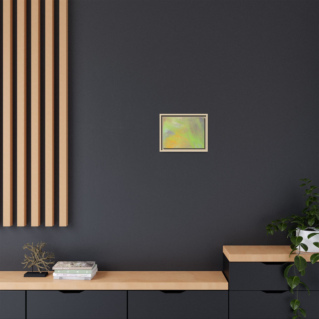 Calming Serenity on Matte Canvas, Framed