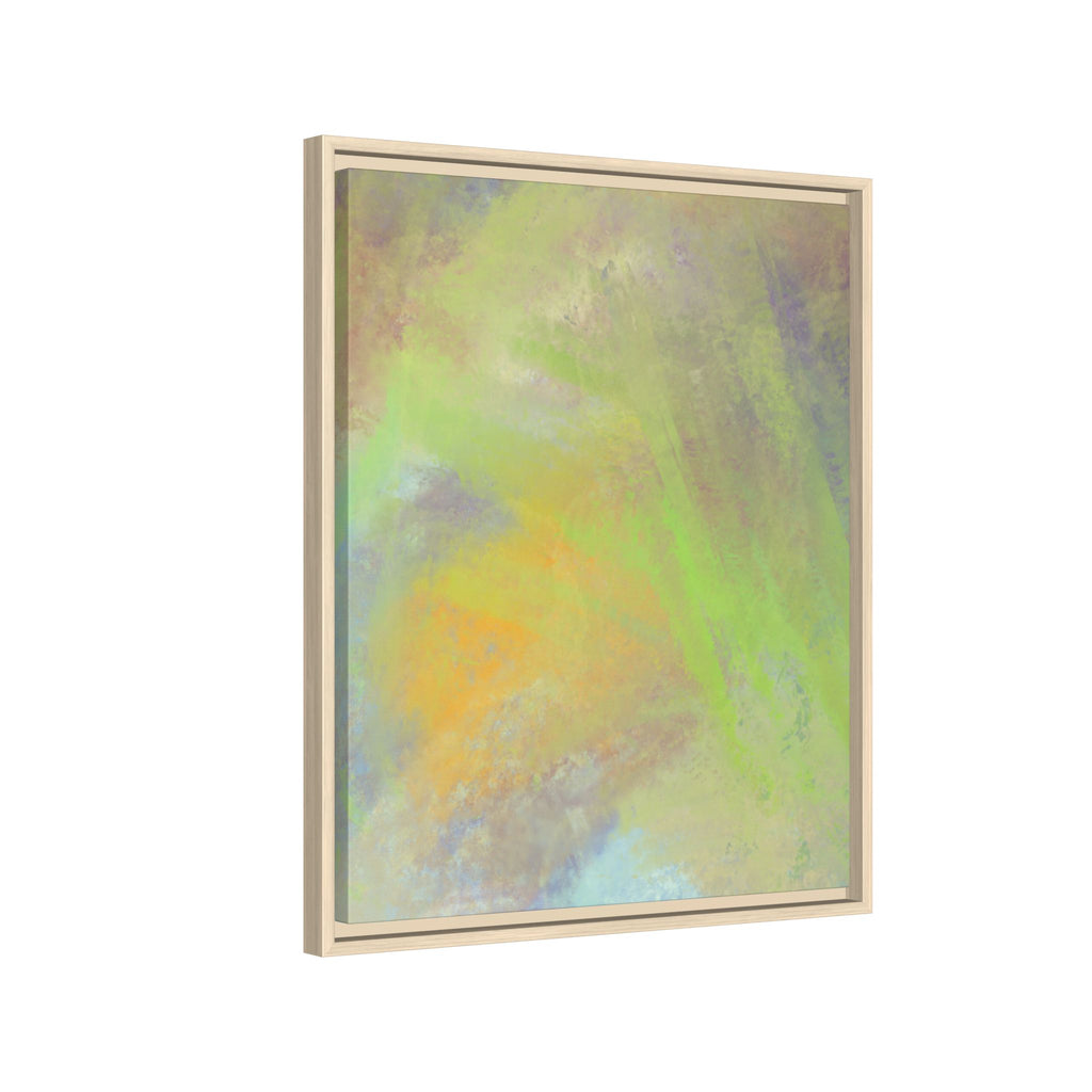 Calming Serenity on Matte Canvas, Framed