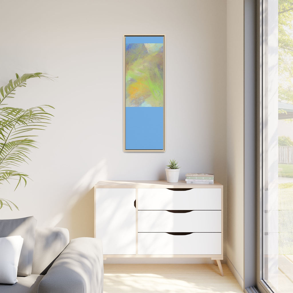Calming Serenity on Matte Canvas, Framed
