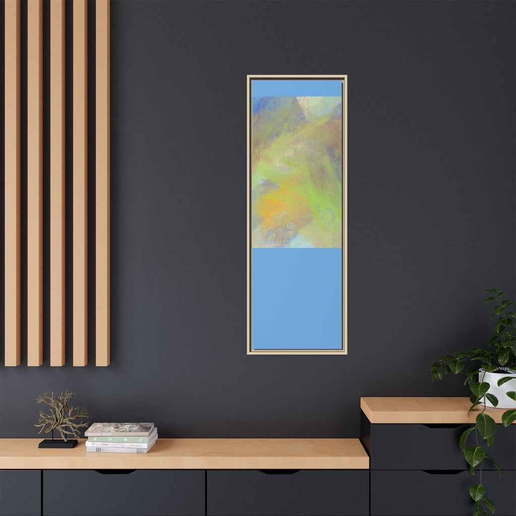 Calming Serenity on Matte Canvas, Framed