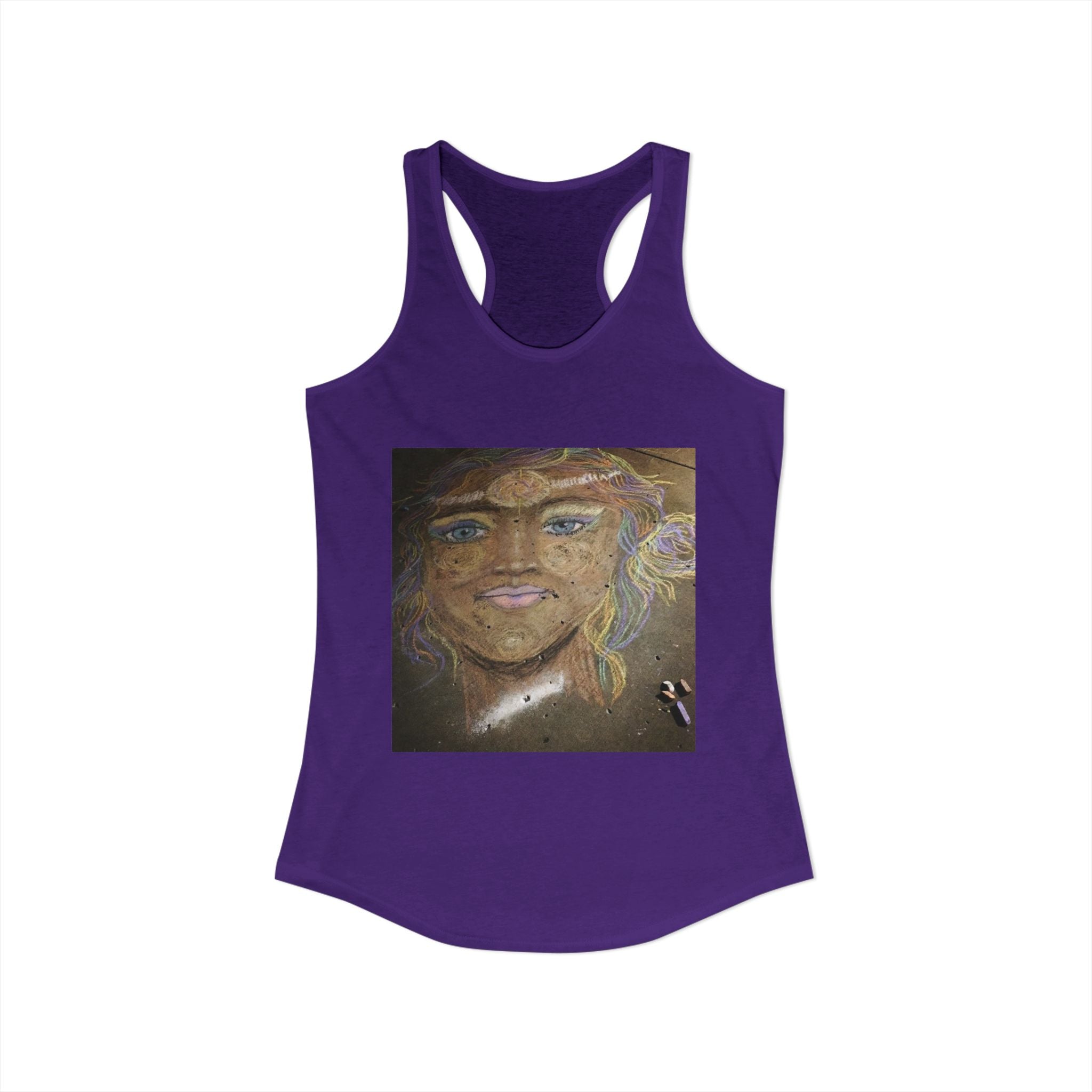 Warrior on Women's Ideal Racerback Tank