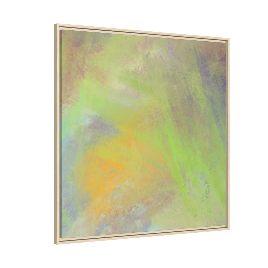 Calming Serenity on Matte Canvas, Framed