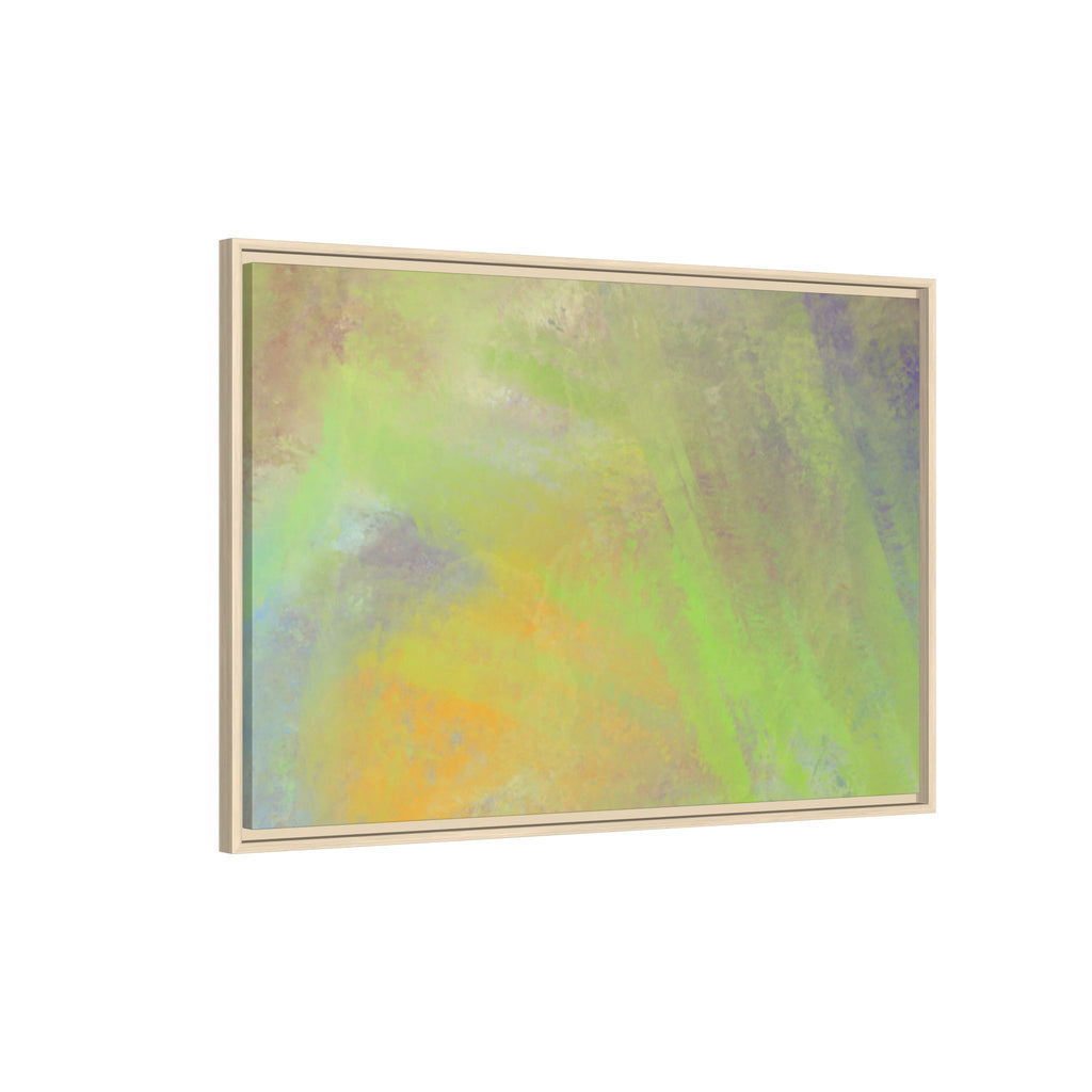 Calming Serenity on Matte Canvas, Framed