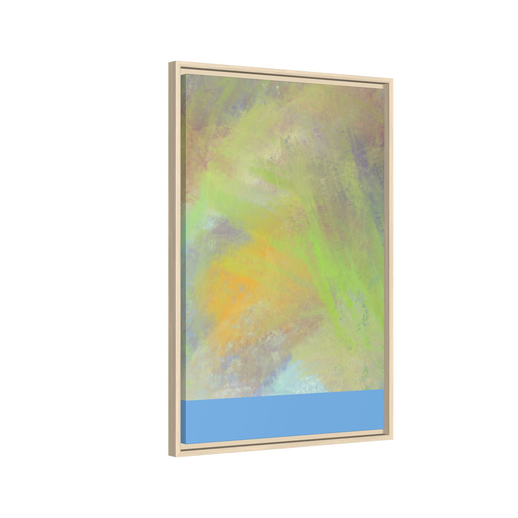 Calming Serenity on Matte Canvas, Framed