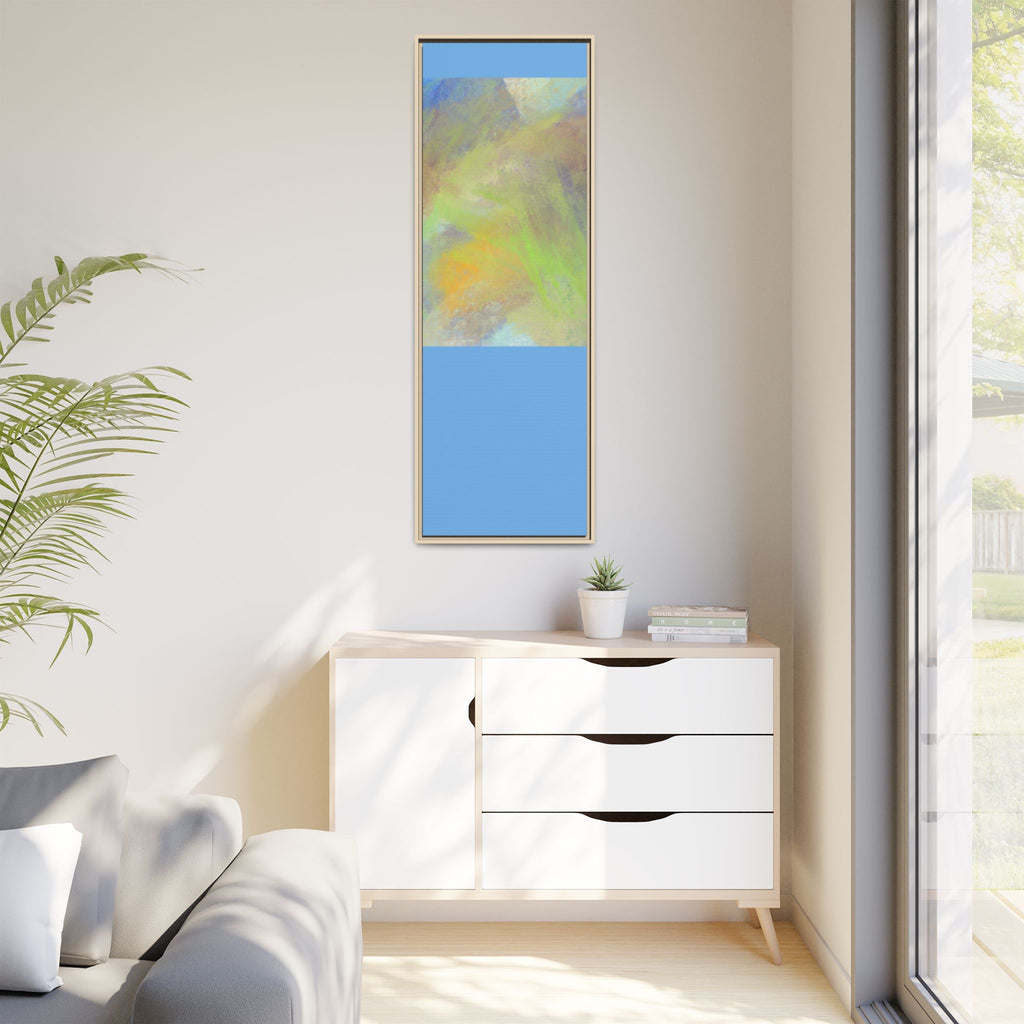 Calming Serenity on Matte Canvas, Framed