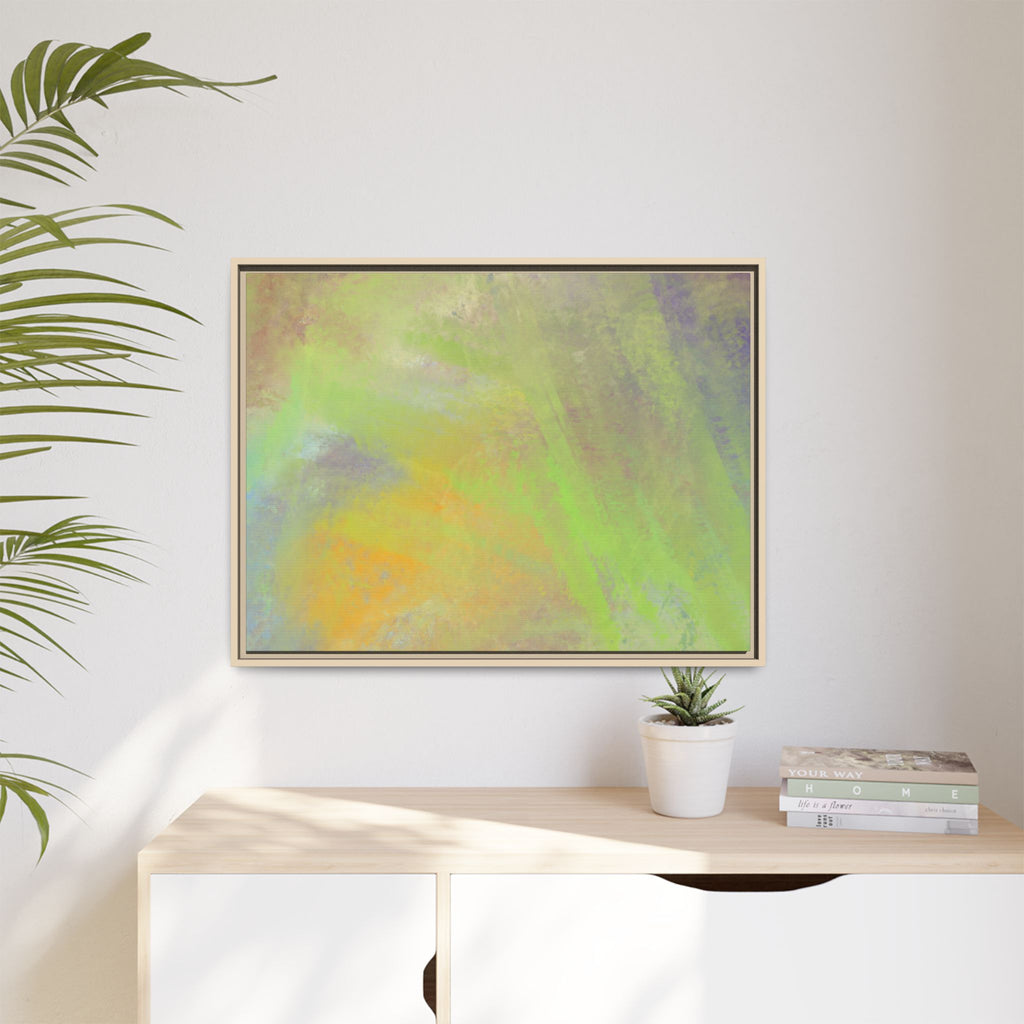 Calming Serenity on Matte Canvas, Framed