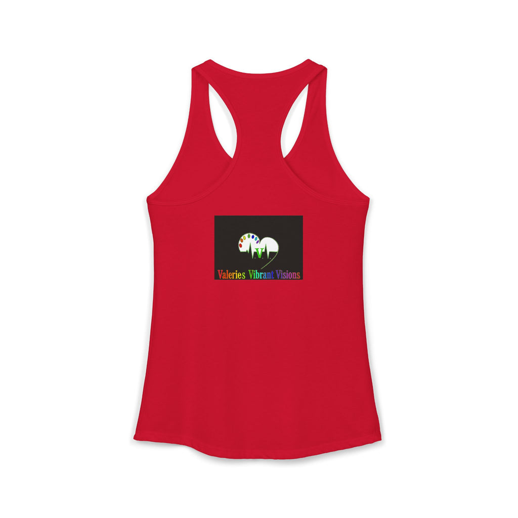 Warrior on Women's Ideal Racerback Tank