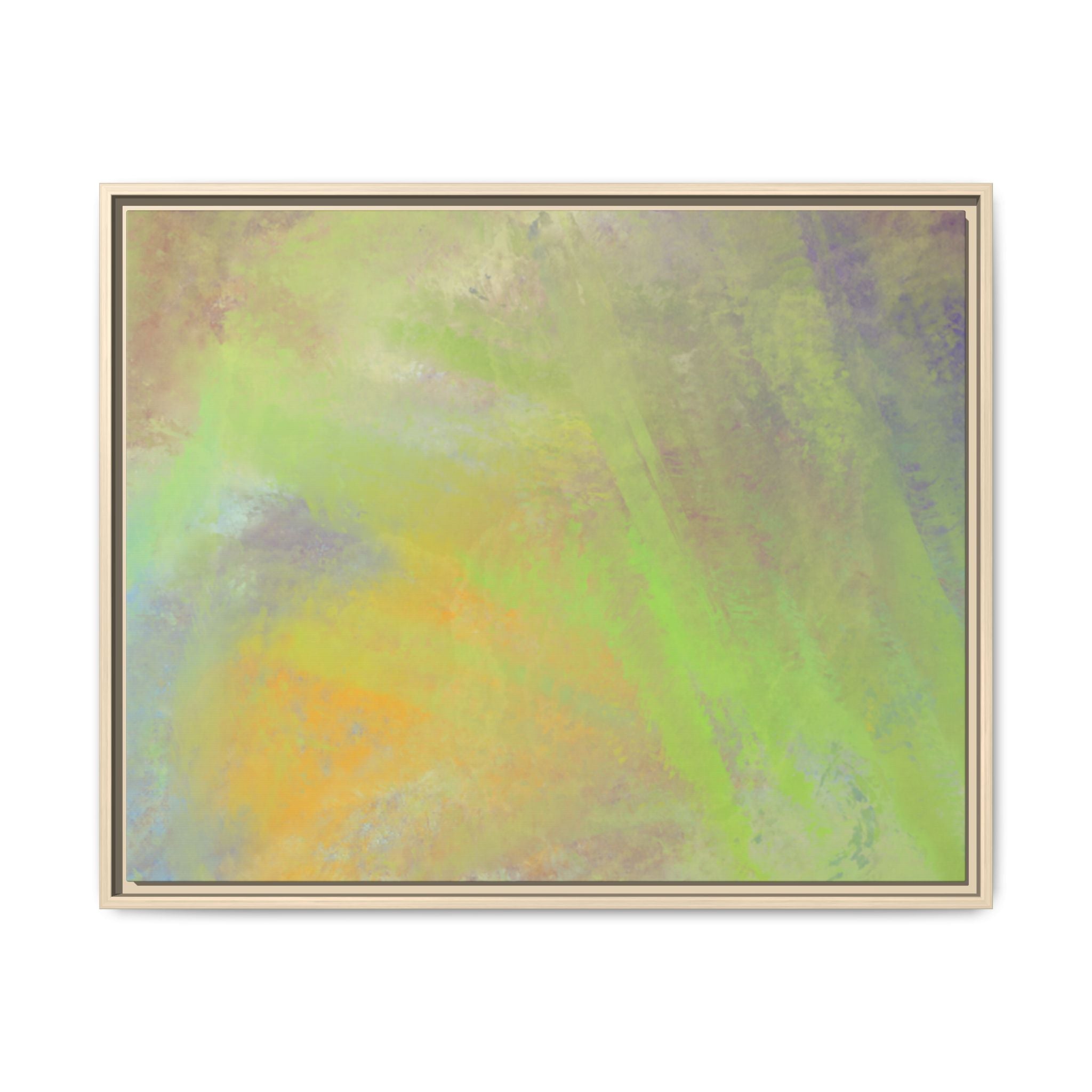 Calming Serenity on Matte Canvas, Framed
