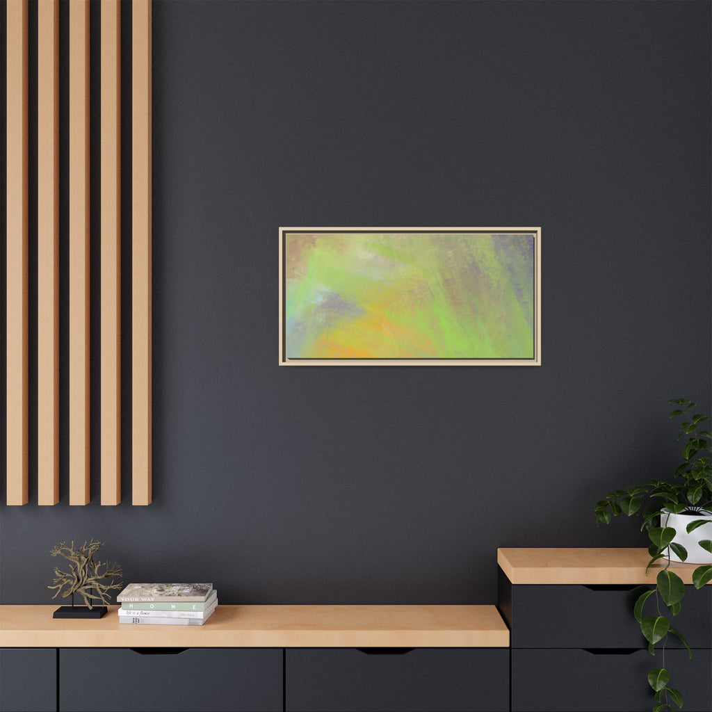 Calming Serenity on Matte Canvas, Framed