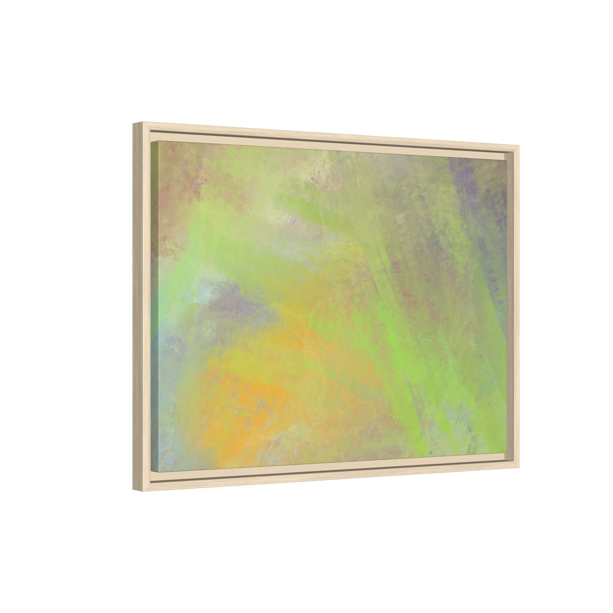 Calming Serenity on Matte Canvas, Framed