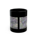 Mystic Bloom Tree Mug — Black Ceramic 11oz & 15oz