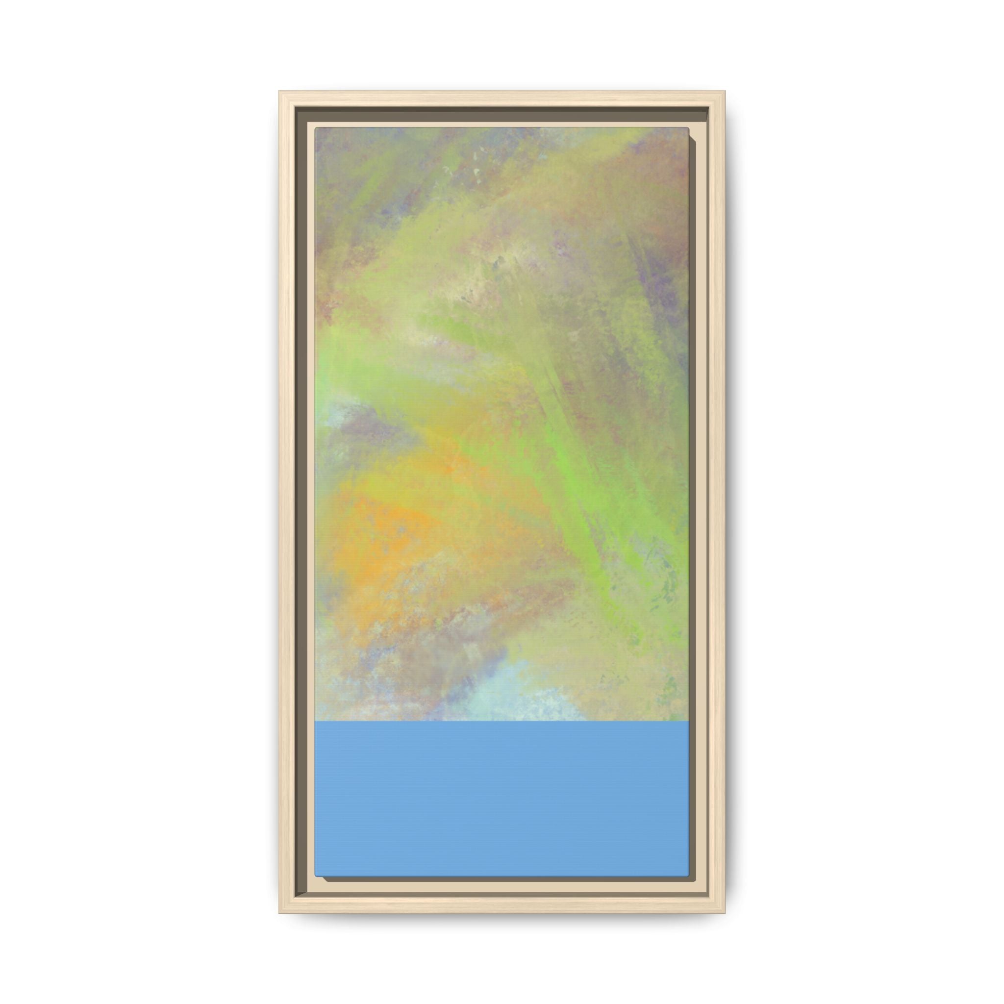 Calming Serenity on Matte Canvas, Framed