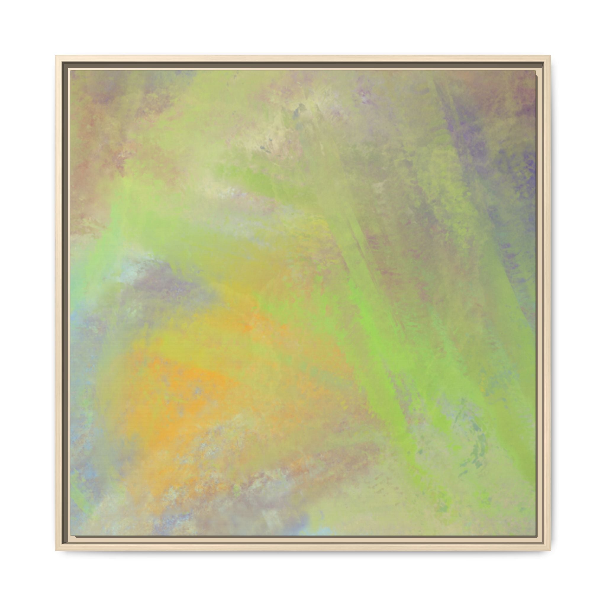 Calming Serenity on Matte Canvas, Framed