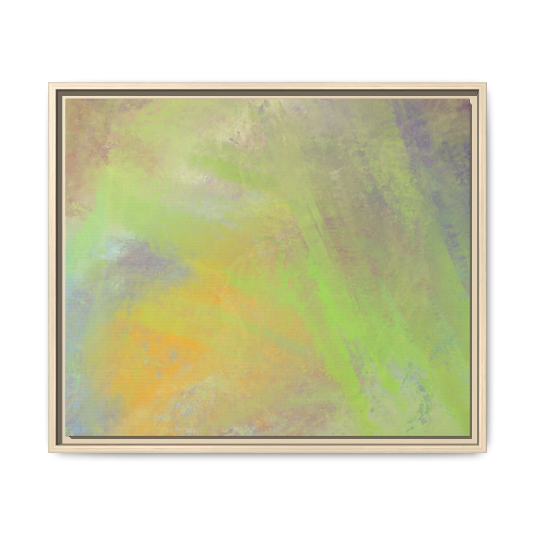 Calming Serenity on Matte Canvas, Framed