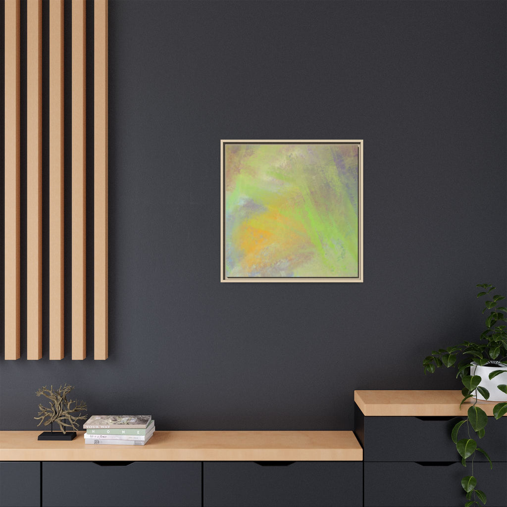 Calming Serenity on Matte Canvas, Framed