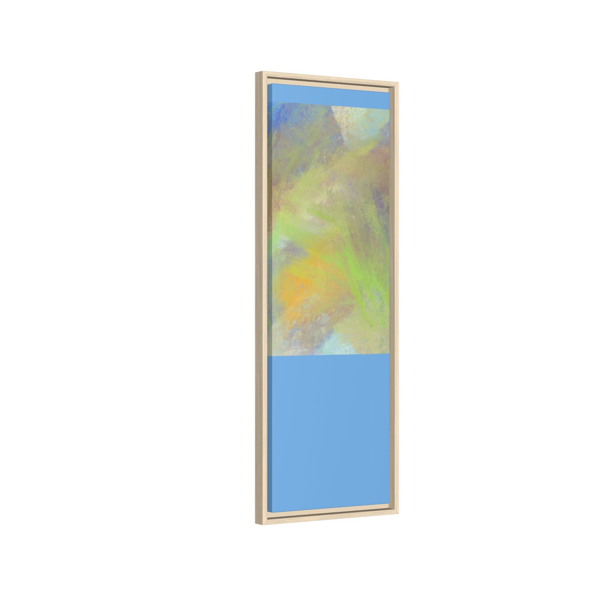 Calming Serenity on Matte Canvas, Framed