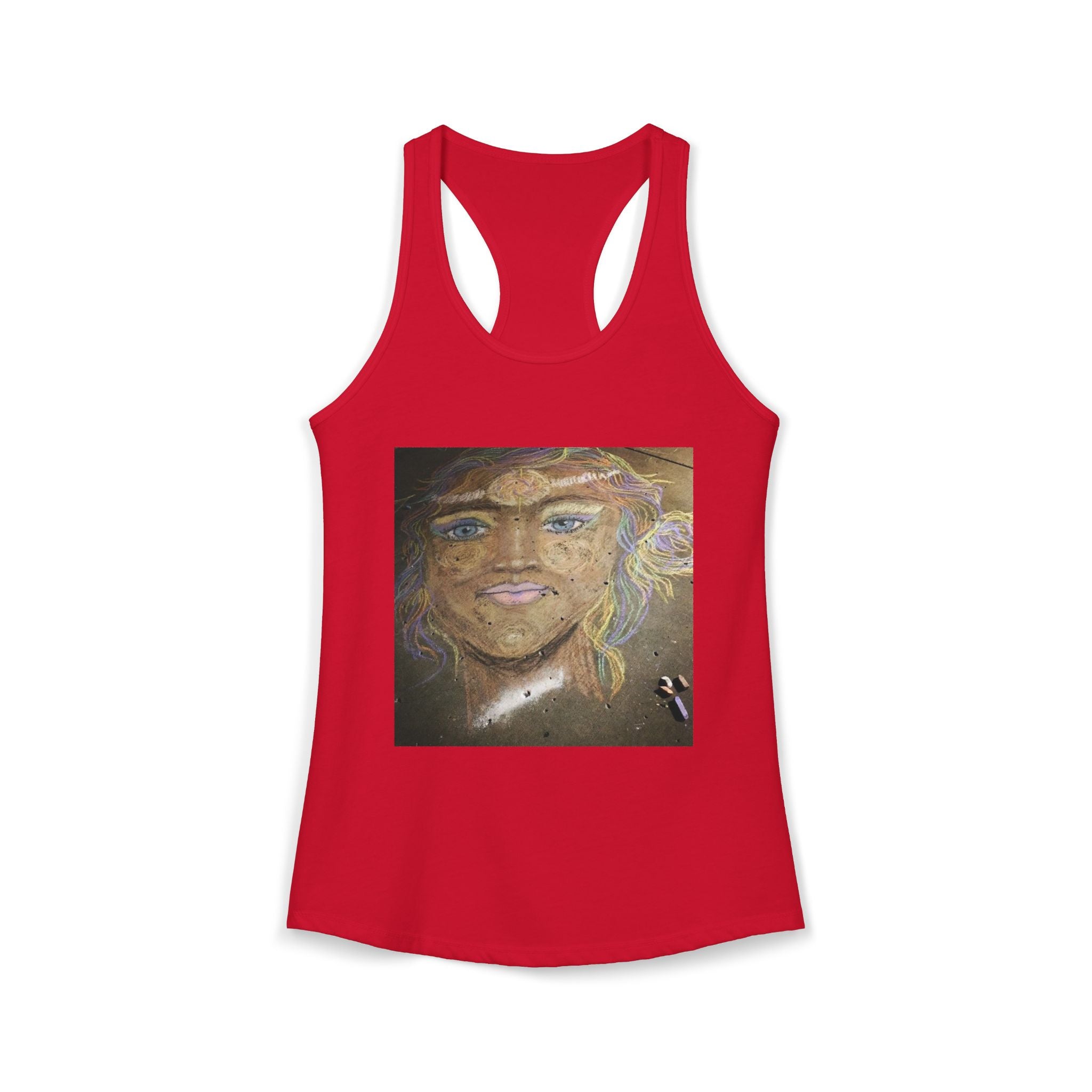 Warrior on Women's Ideal Racerback Tank