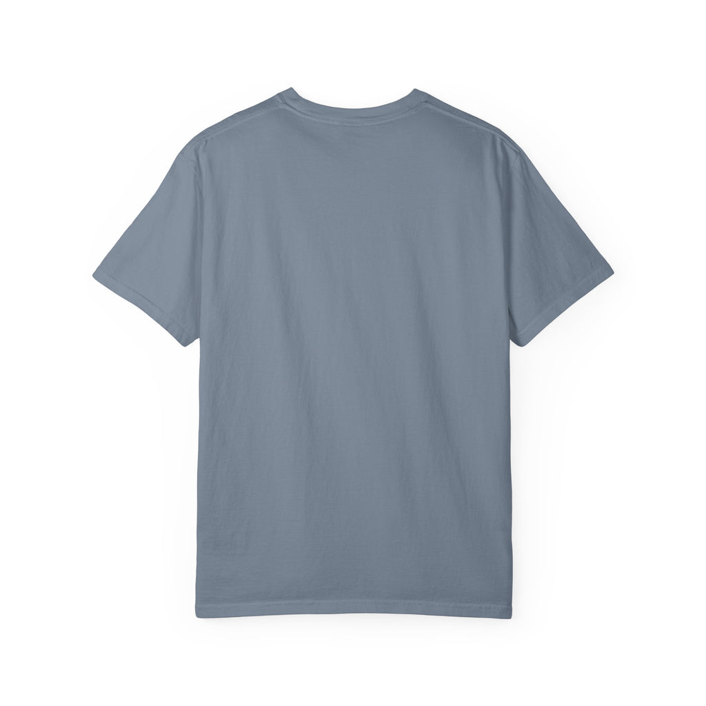 Electric Inferno on Unisex Garment-Dyed T-shirt